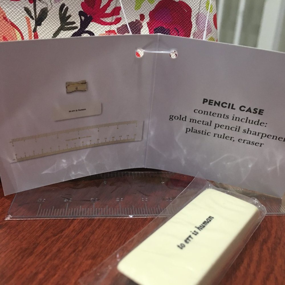Kate Spade Dahlia Pencil Case - NWT - Picture 7 of 8